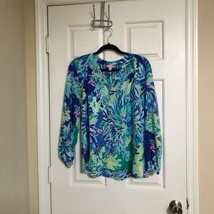 Lilly Pulitzer Silk Top